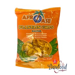 Salted plantain chips 80 gr...