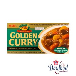 Japanese curry mix in block...