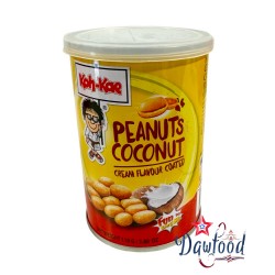 Coated peanuts with coconut...