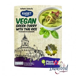 Vegan green curry with Thai...