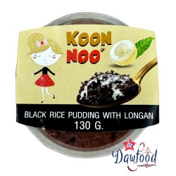 Black rice pudding with...