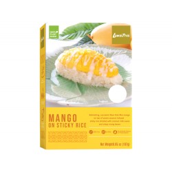 Mangue avec riz gluant à la...