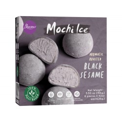 Mochi ice with black sesame...